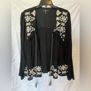 Mossimo Jacket with Floral Detailing